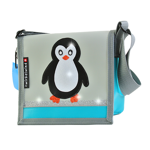 Cwirbelwind Pinguin 2 Glitzer Kindergartentasche