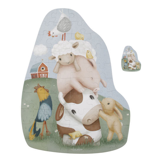 Little Dutch Bodenrätsel Puzzle Little Farm LD7150