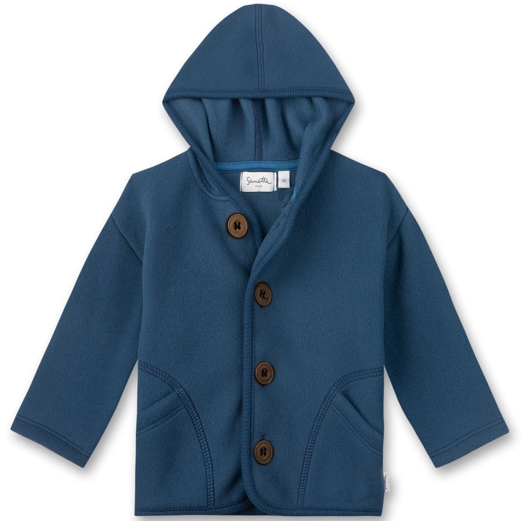 Sanetta fleece jacket unisex blue 11144 50408