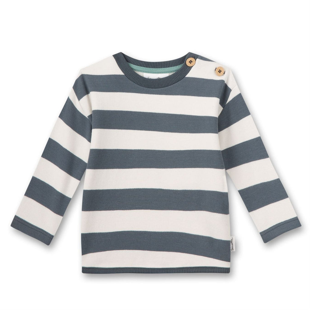 Sanetta striped sweatshirt with UV protection 30+ 11273
