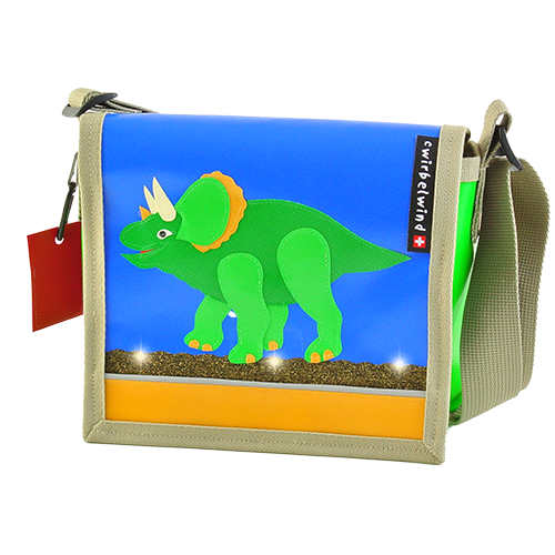 Cwirbelwind Triceratops Glitzer Kindergartentasche