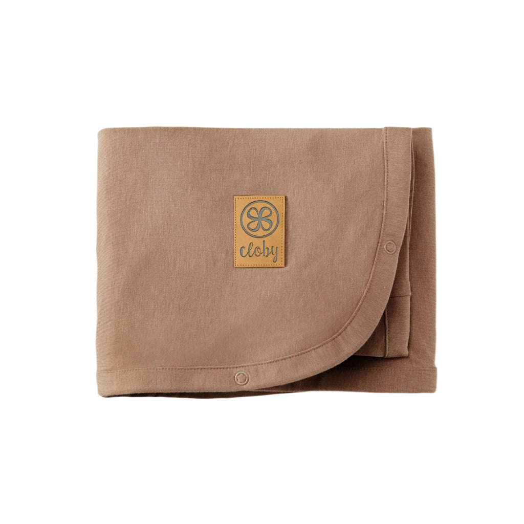 Couverture UV Cloby avec protection solaire UPF50+ marron cacahuète