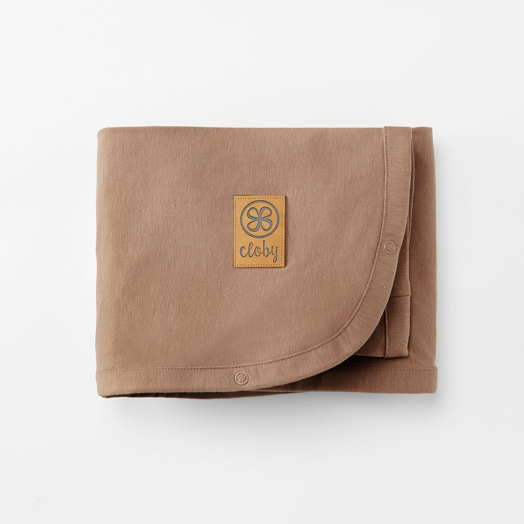 Cloby UV blanket with sun protection UPF50+ peanut brown