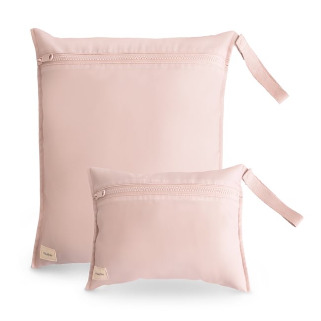 MUSHIE - Nassbeutel Wet Bag 2er Pack Blush