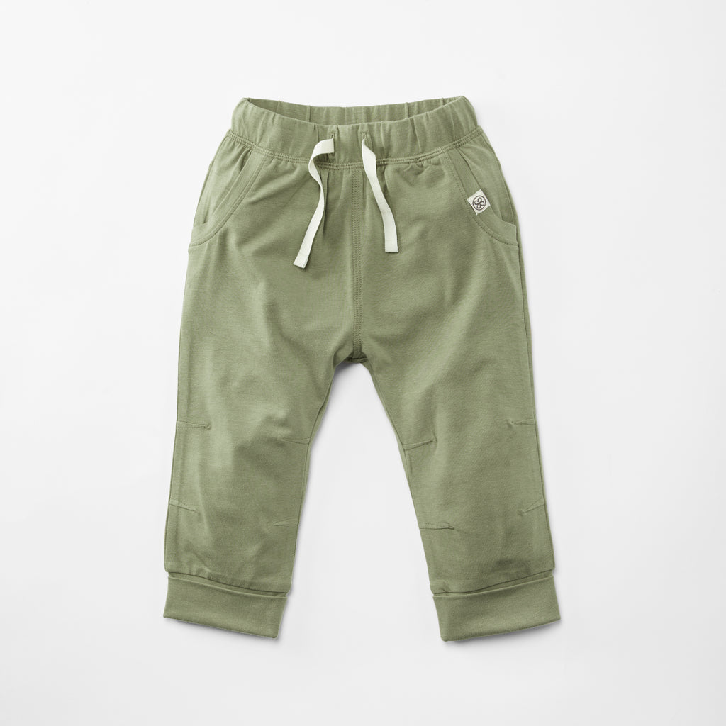 UV korumalı UPF 50+ zeytin yeşili Cloby UV koşu pantolonu