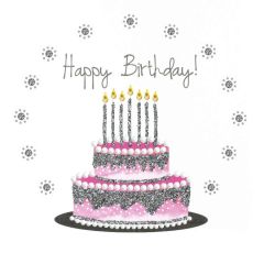 hervorragend Jaab Karte Happy Birthday Kuchen