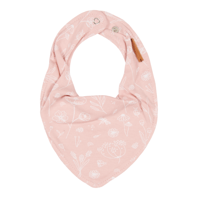 LITTLE DUTCH - Bandana Bib Wild Flowers Pink TE50121050