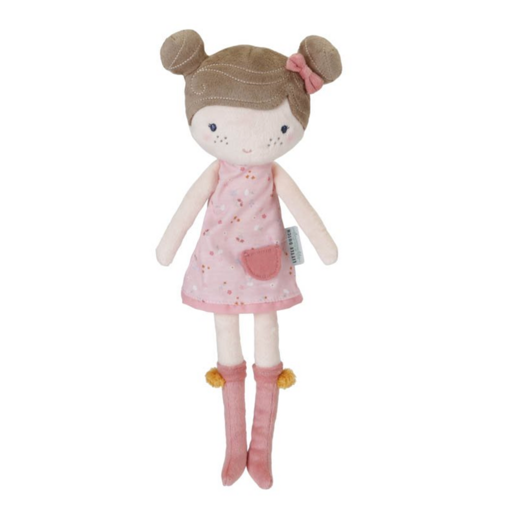 LITTLE DUTCH - Kukull përkëdhelëse rozë 35cm LD4557