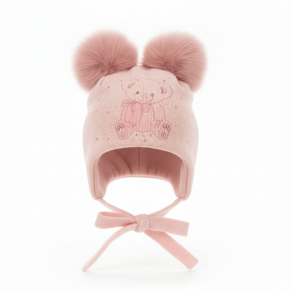MAXIMO Premium - Baby Girl Mütze Bärchen