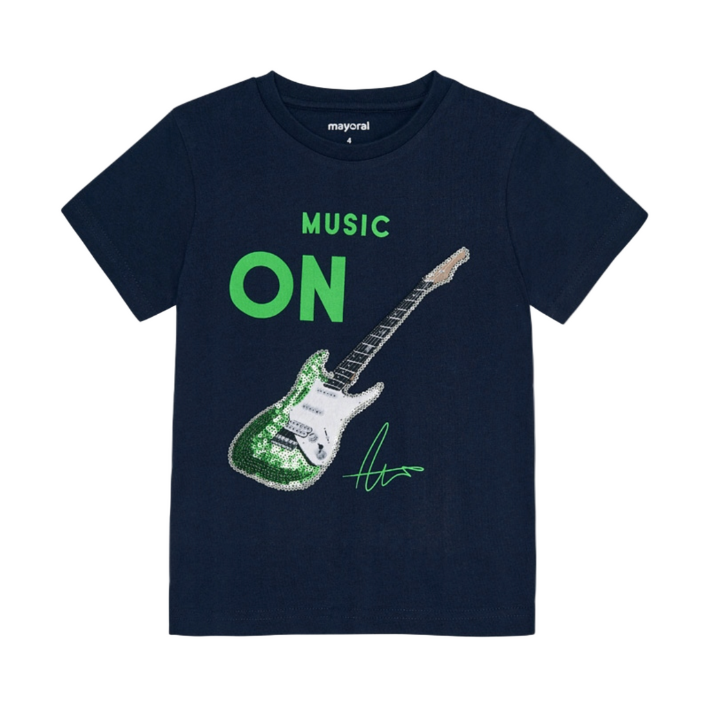 MAYORAL - T-Shirt mit Pailletten kurzarm