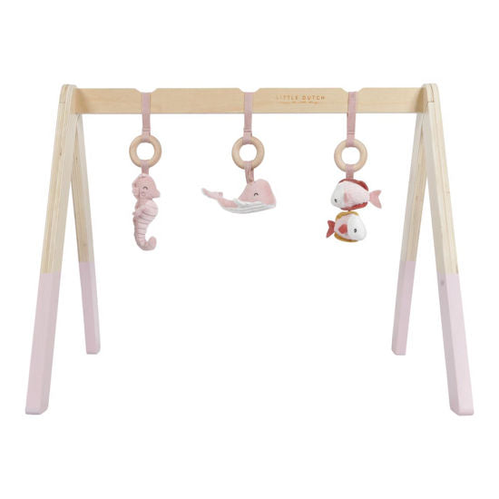 LITTLE DUTCH  - Play trapeze Babygym Ocean Pink LD4833