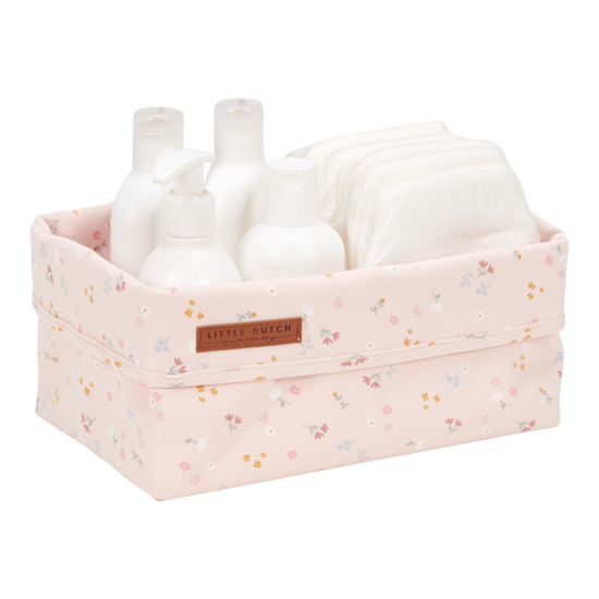 LITTLE DUTCH - Changing table basket Little Pink Flowers Large TE30521550