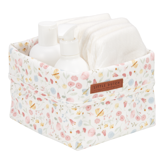 LITTLE DUTCH - Changing table basket Flowers and Butterflies Small