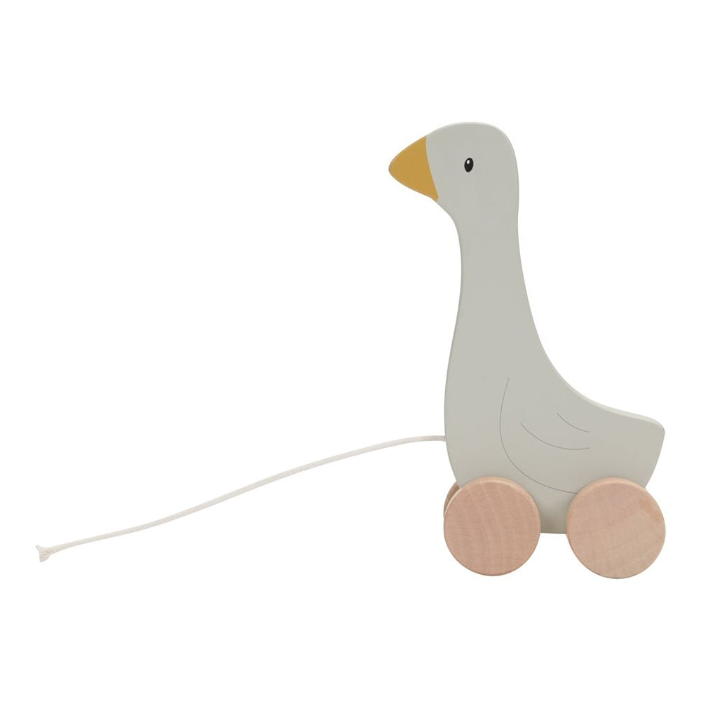 LITTLE DUTCH - Wooden pull-along toy goose LD7071 DSC
