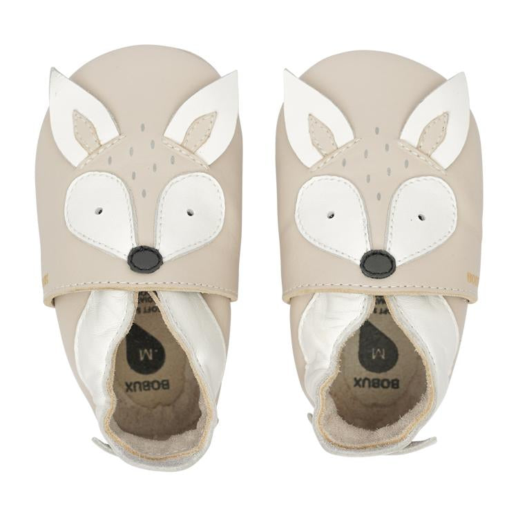 BOBUX - Këpucë zvarritëse Lederfinken Little Fox Milk