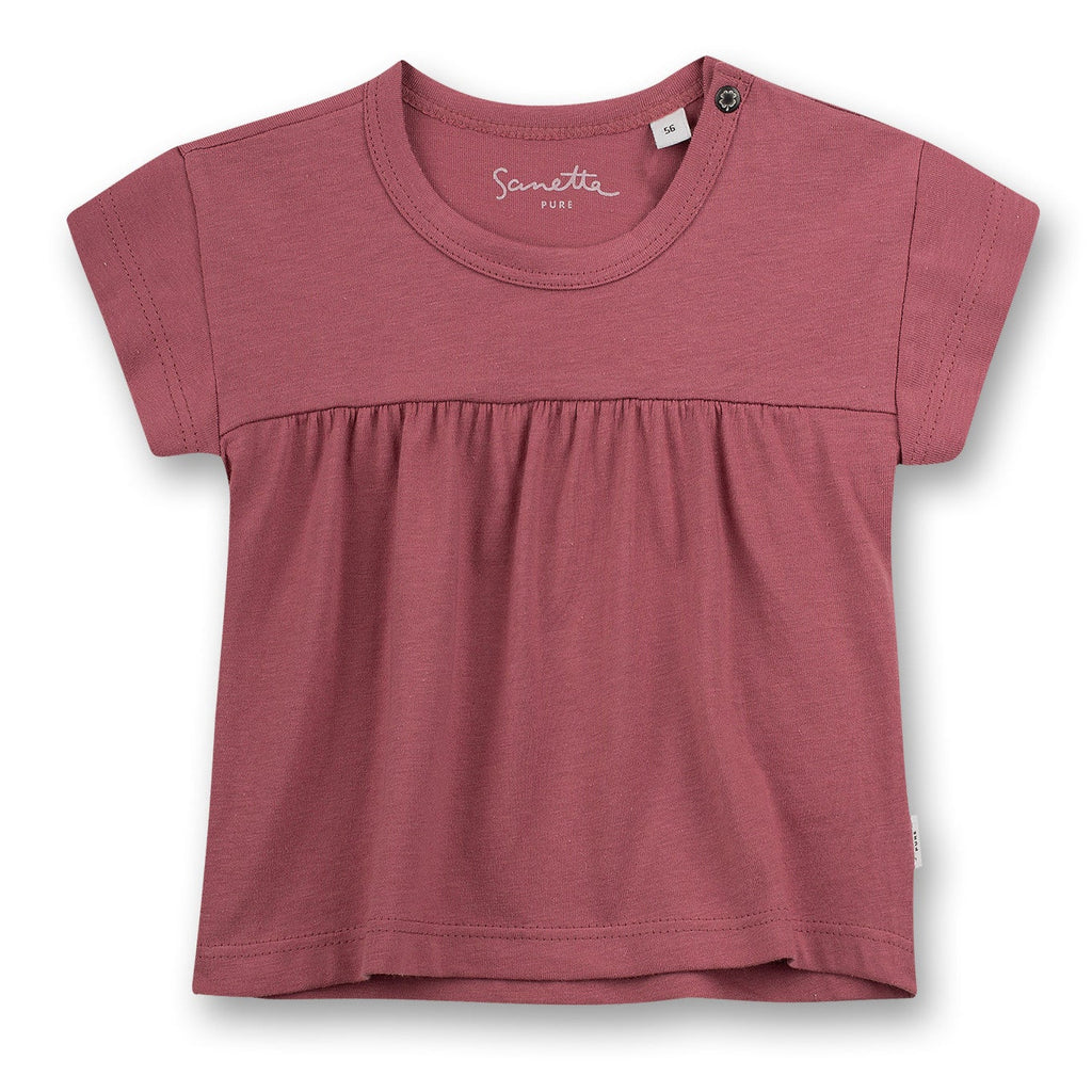 T-shirt fille Sanetta rose 10692