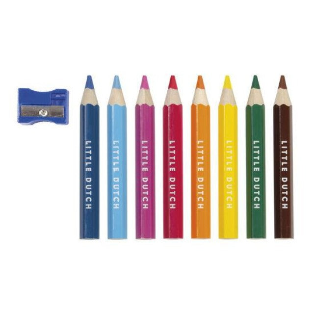 Creioane colorate din lemn Little Dutch 120501