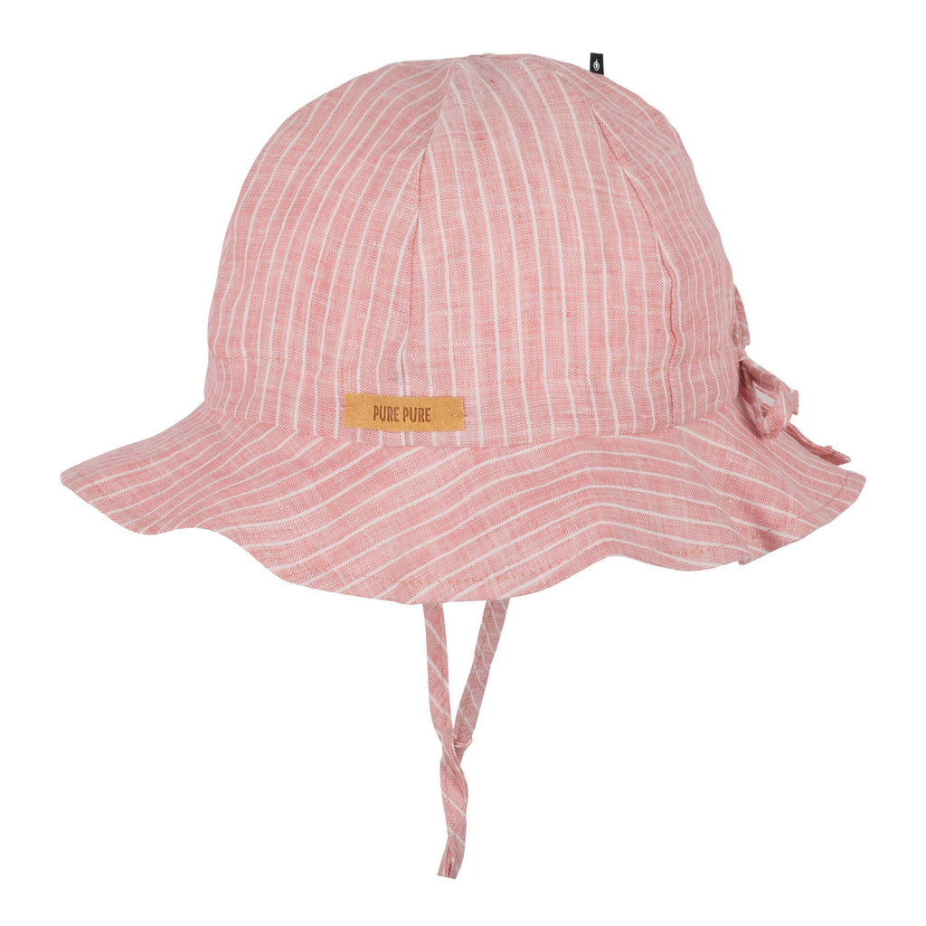 PURE PURE - chapeau de soleil casquette mini clapet rose