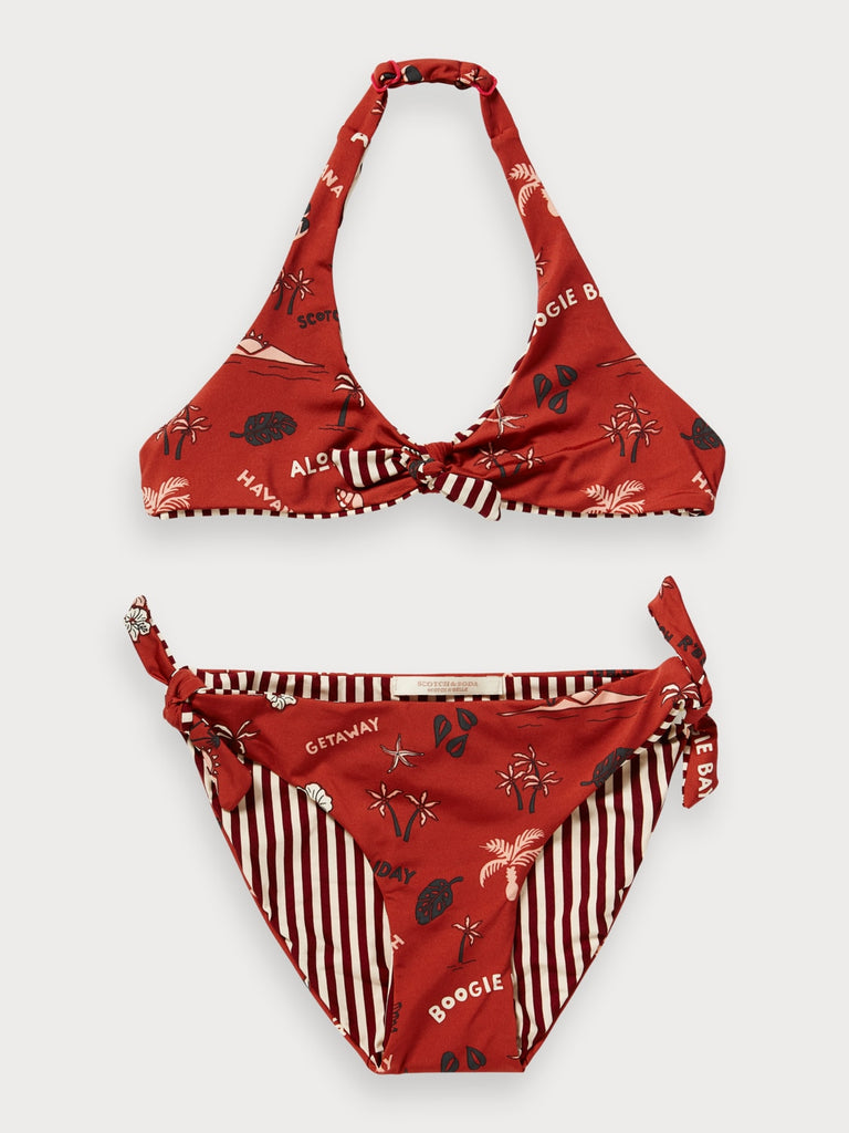 SCOTCH R'BELLE - Reversible bikini with print