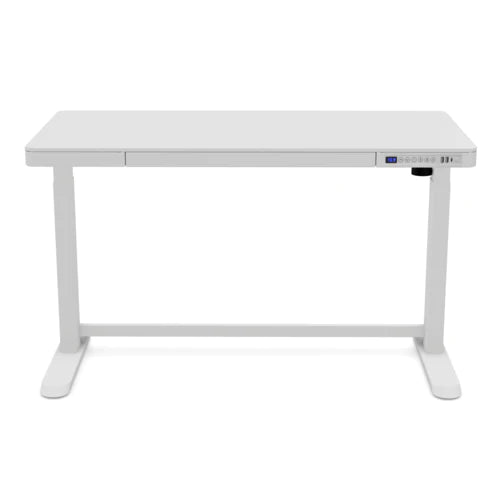 Lifetime - Schreibtisch Rise verstellbar mit Schublade und USB 120cm