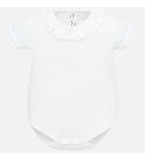 MAYORAL - Baby Girls Body s volanima bijele boje