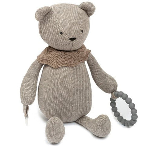 SMALLSTUFF - Activity teddy bear Sandy Grey