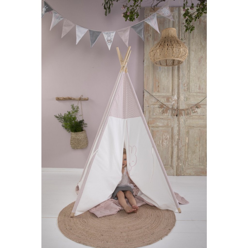 tipi zelt baby MIFFY- Haus Tipi Zelt Pink NIJN630 – LanaLu Boys and Girls