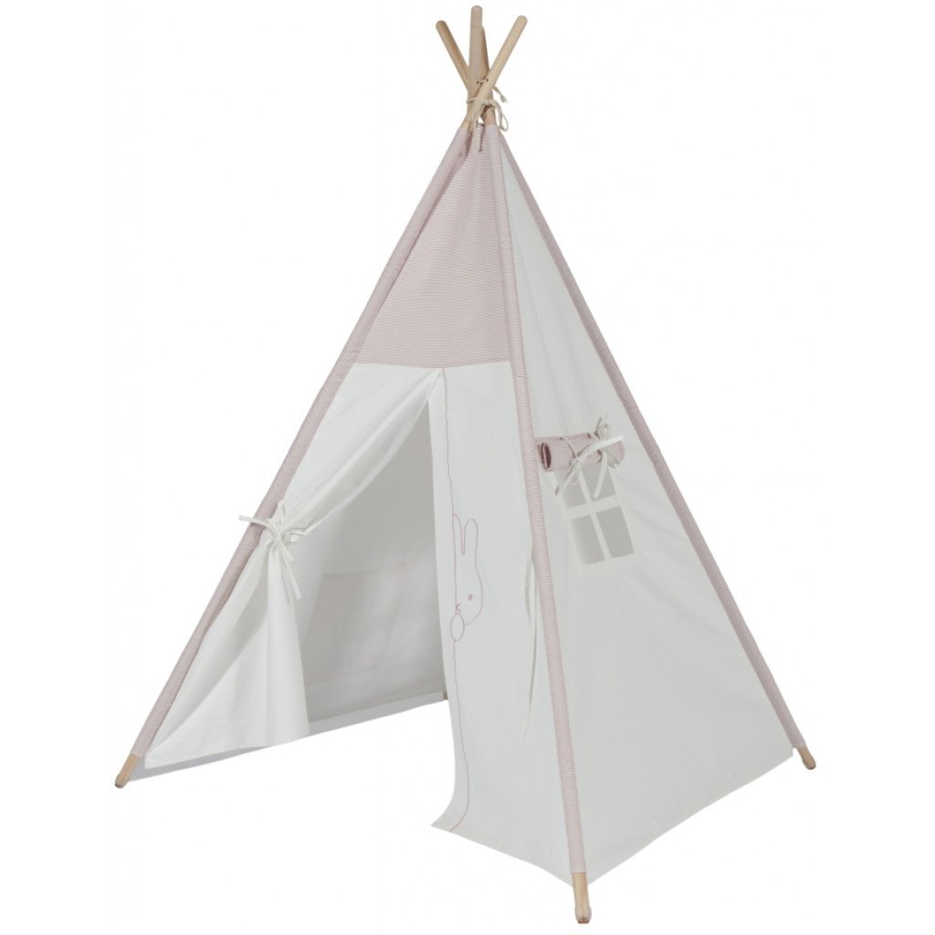 little dutch tipi zelt MIFFY- Haus Tipi Zelt Pink NIJN630 – LanaLu Boys and Girls