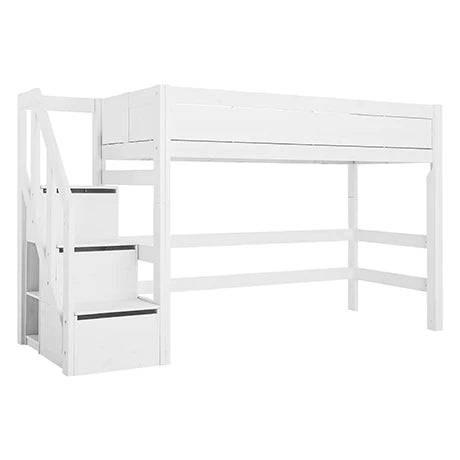 Lifetime - Mid-Loft Bed with Stairs