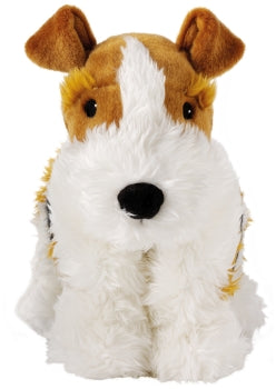 AROMA HOME - Coussin chauffant peluche Fox Terrier Hot Hugs 25 cm