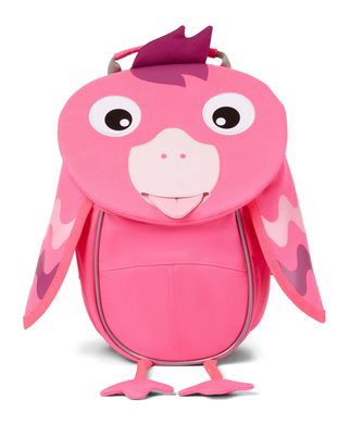 Affenzahn Little Friends anaokulu sırt çantası neon flamingo