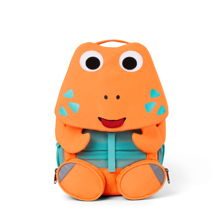 AFFENZAHN - Big Friends - Children's Backpack / Kindergarten Backpack Neon Crab 8 Lt