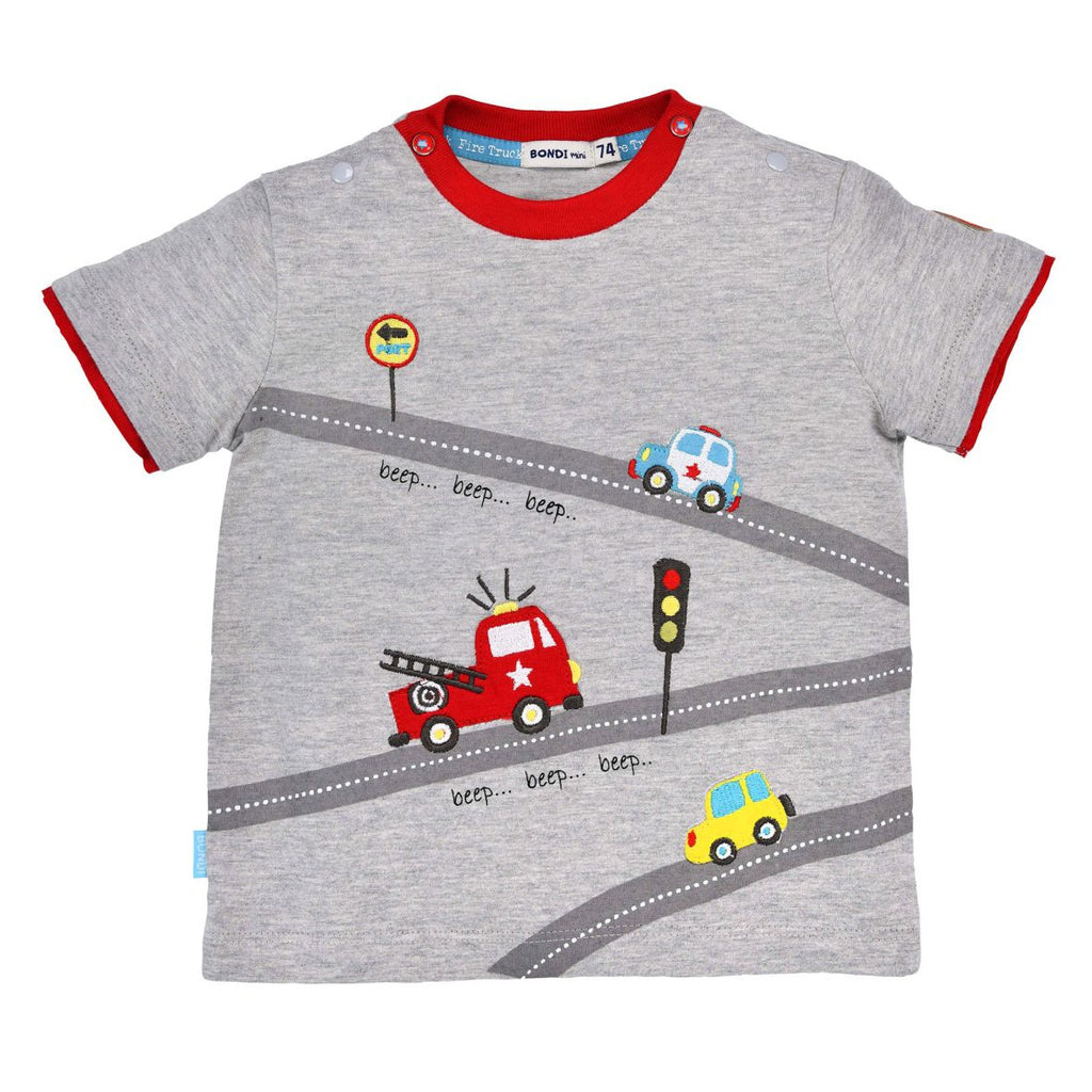 Bondi T-Shirt Boy Road Traffic 91480