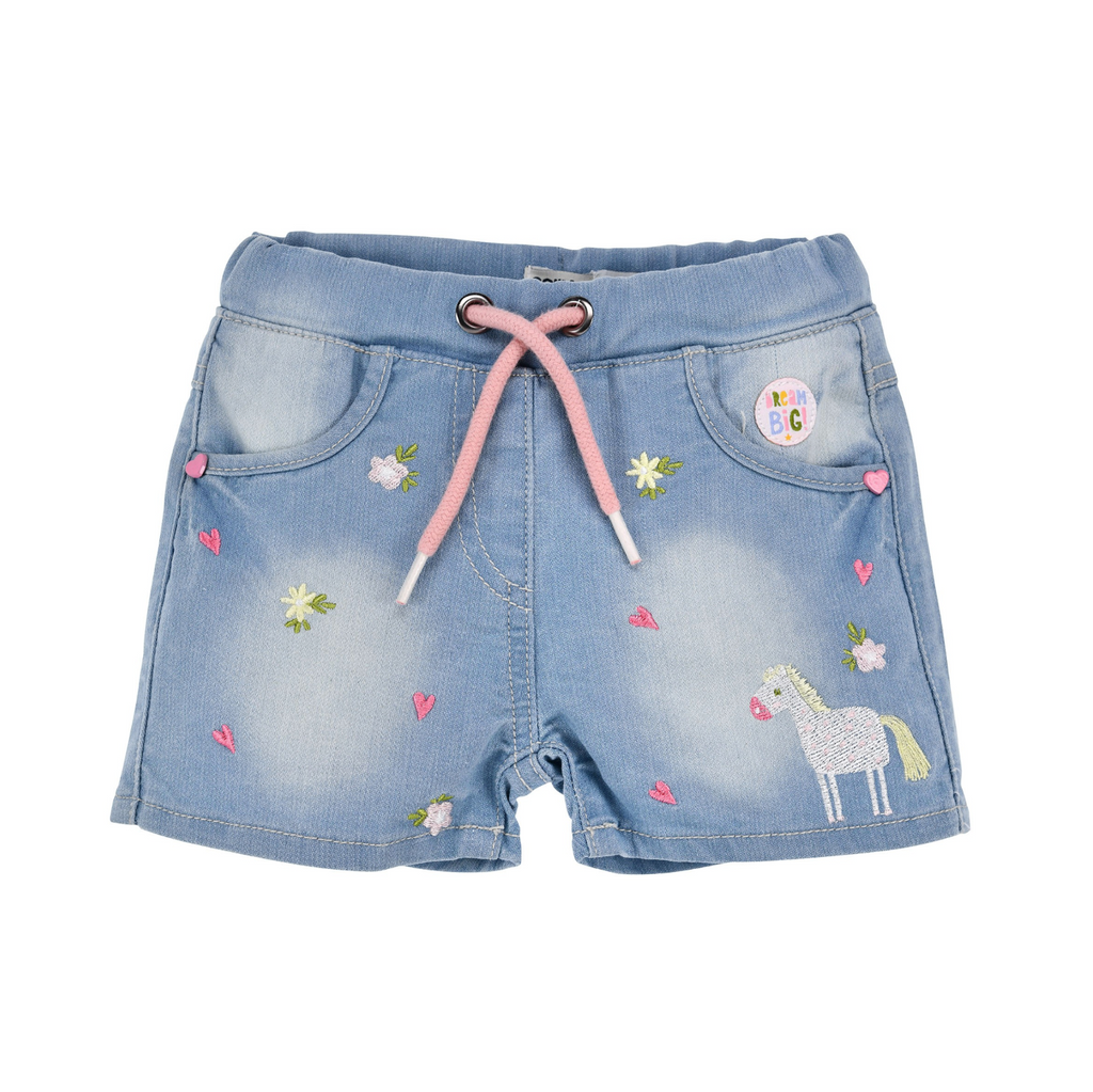 BONDI - Shorts Jeans Bambina Cavallino