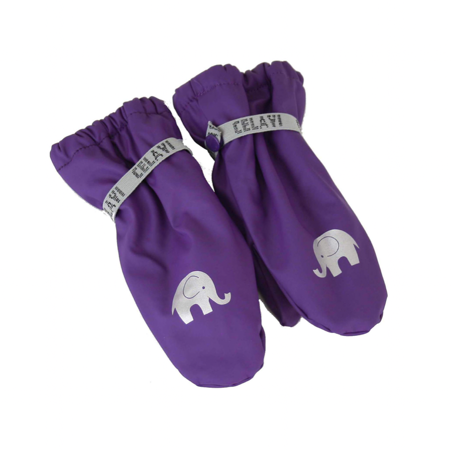 CELAVI - Guantes de goma para barro con forro polar morado