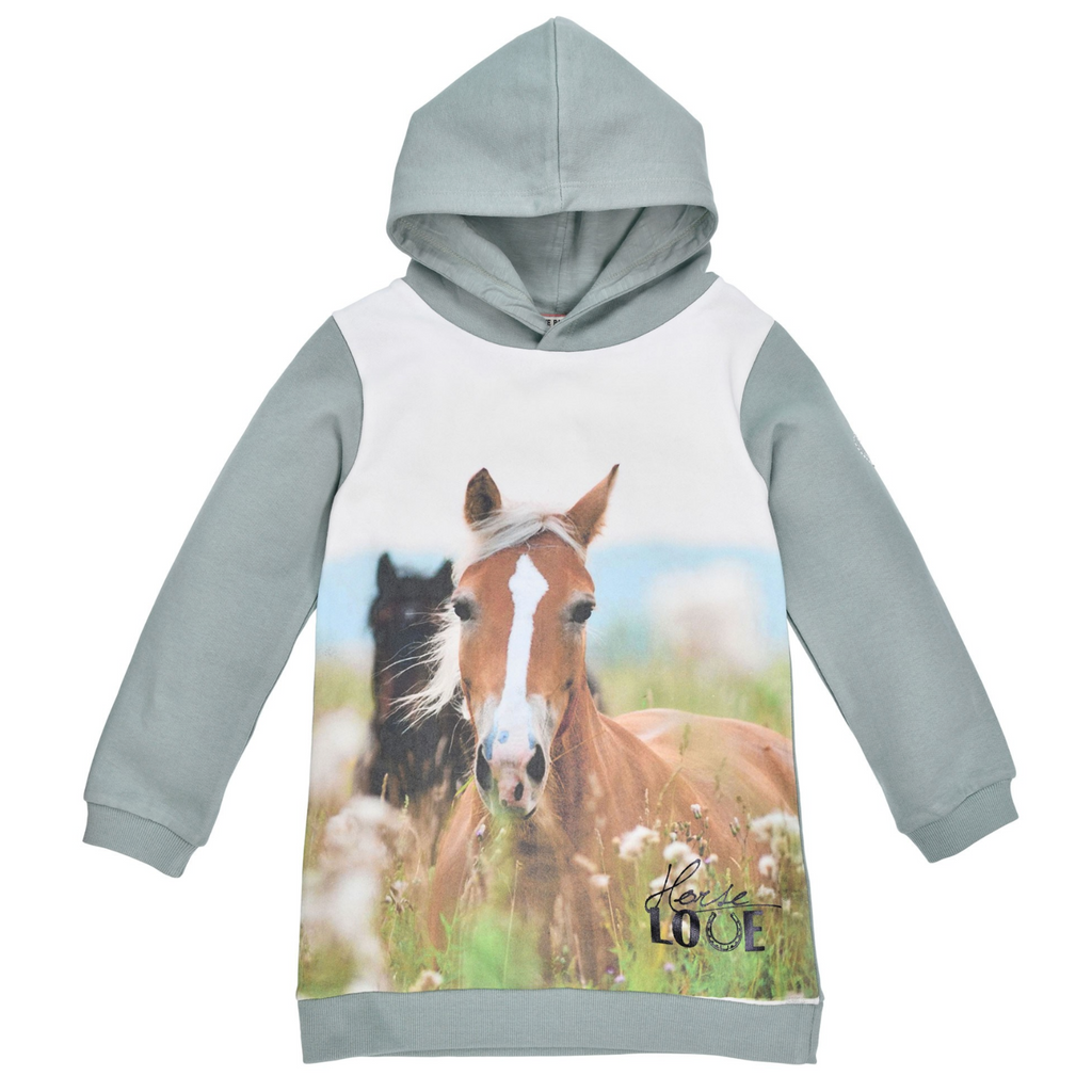 Bondi Girls haljina s kapuljačom Horse love 36215