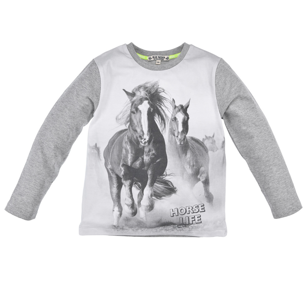 Bondi T-Shirt Langarm Girl Horse Life 39001