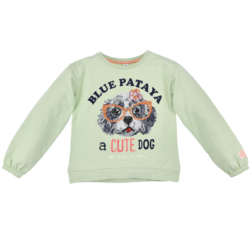 Bondi T-Shirt langarm Girl Cute Dog 37661