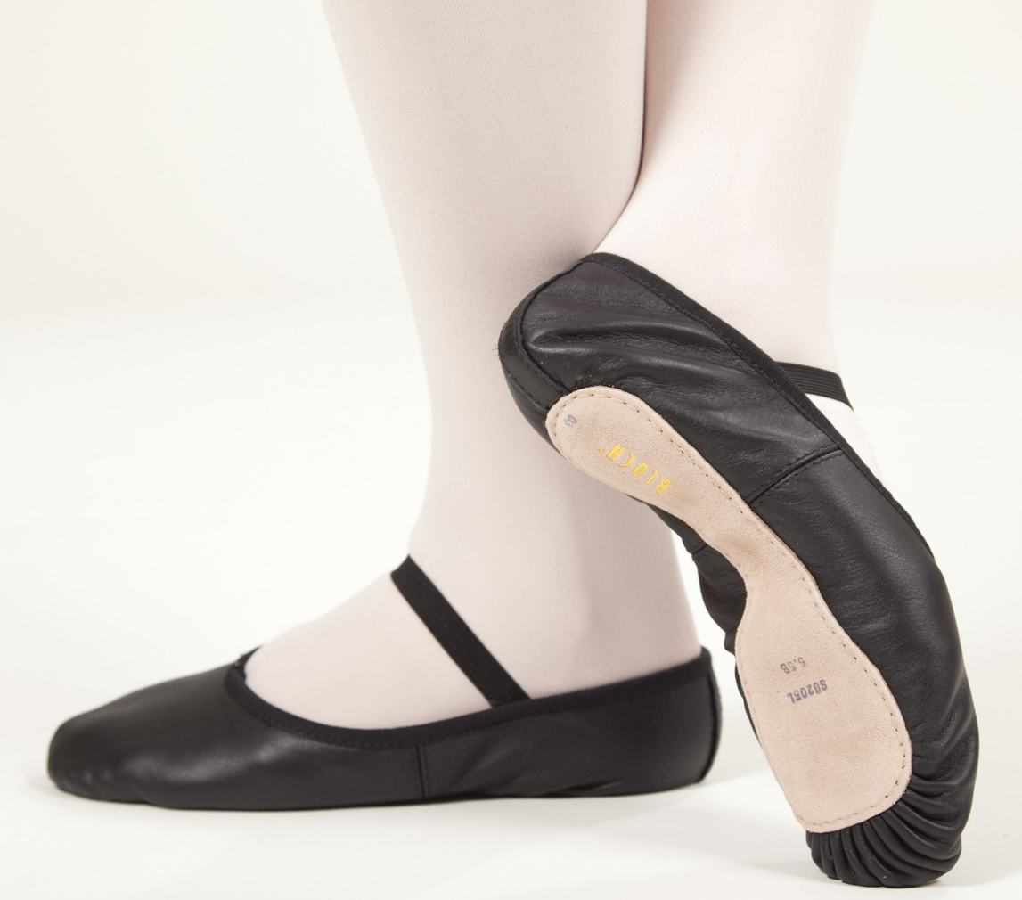 Black leather ballet shoes shop