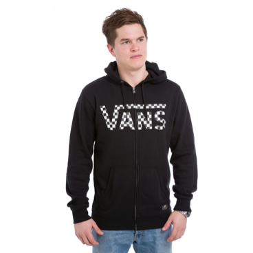 Vans sweat jacke schwarz