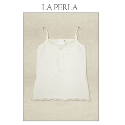 LA PERLA - Këmisha e brendshme Adora me ngjyrë të bardhë 51215