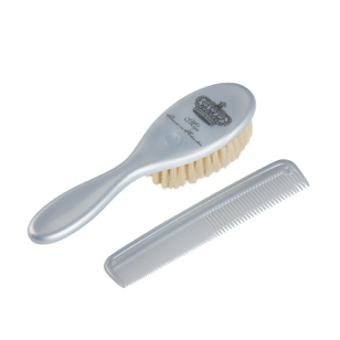 Set comb and brush, Maja Princess of Hohenzollern, silver