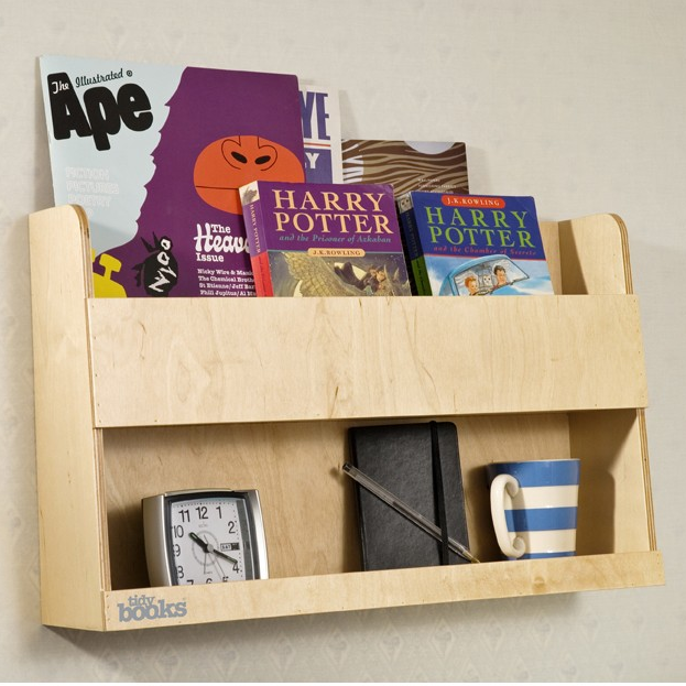 Tidy Books - Loft bed wall shelf DSC nature