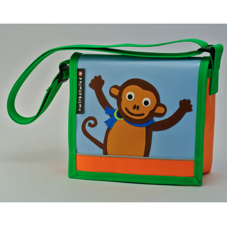 C vortice - scimmia con la borsa dell'asilo