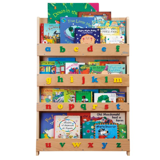 Tidy Books - Children's bookcase with lowercase natural