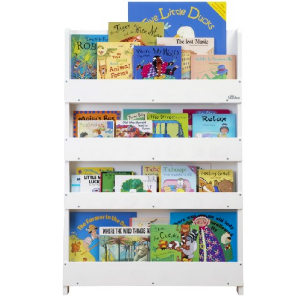 Tidy Books - Kinder Bücherregal ohne Buchstaben weiss