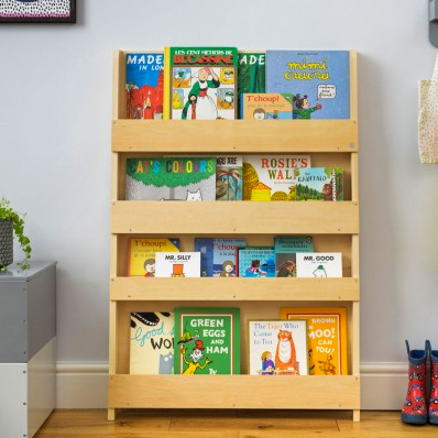 Tidy Books - Kinder Bücherregal ohne Buchstaben natur