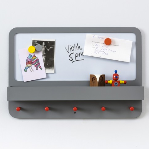 Tidy Books - Family memo board dark grey