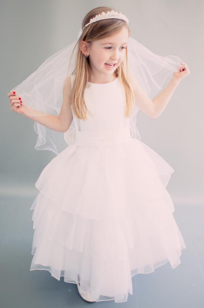 party dress communion girl