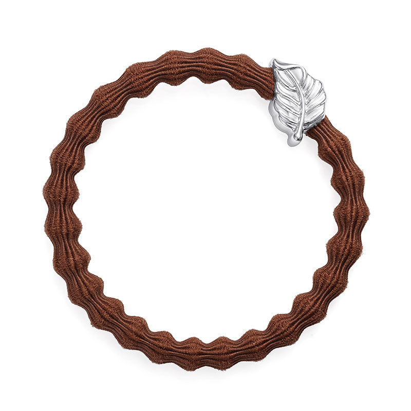 od Eloise - Bangle Band Silver Leaf - Caramel